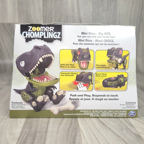 Zoomer Chomplingz ‘HYJINX’ Interactive Dinosaur Chomping Bone - Picture 2 of 7
